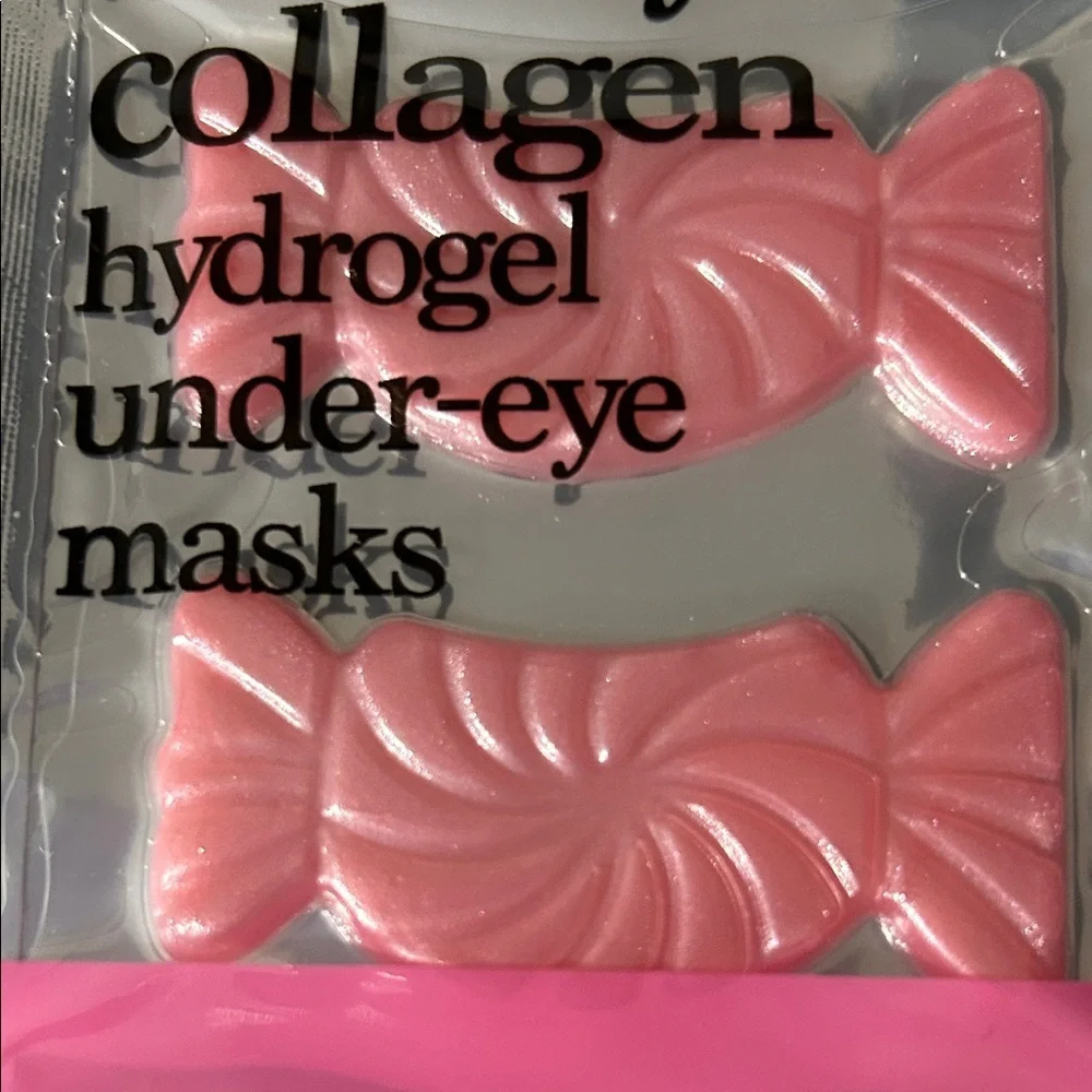 Bouncy Collagen Pink Hydrogel Under-Eye Masks